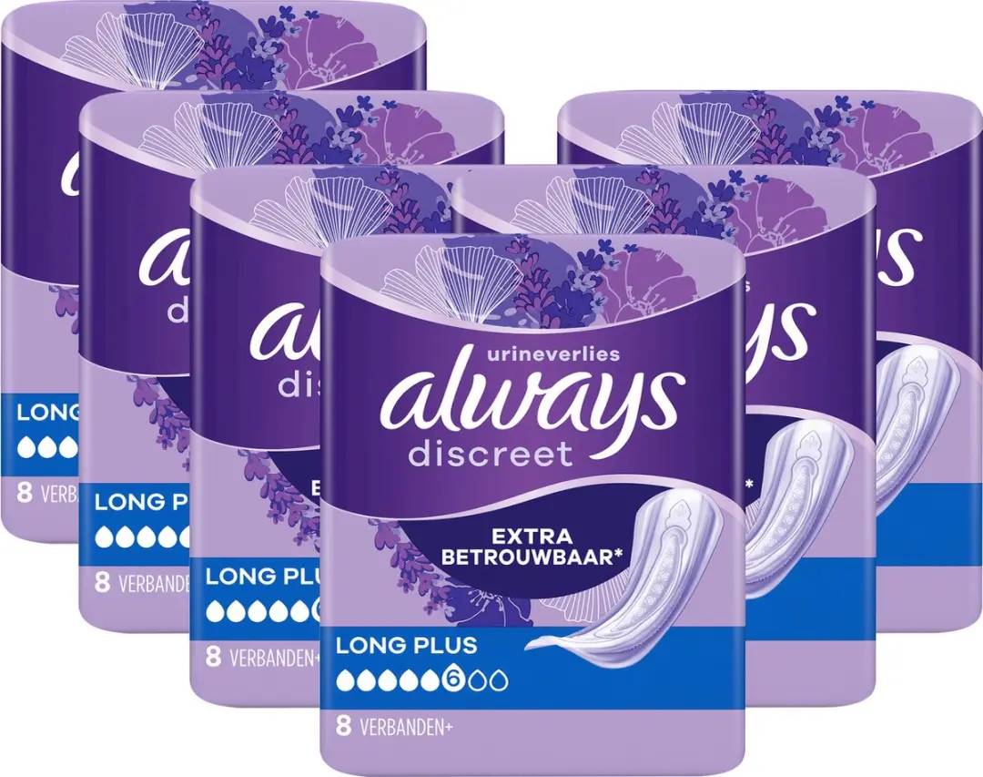 Always Discreet Dames Verband Long Plus L