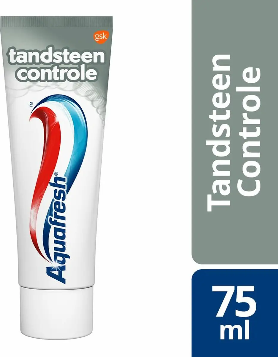 Aquafresh Tandpasta Tandsteen Controle 75ml - 6 Stuks