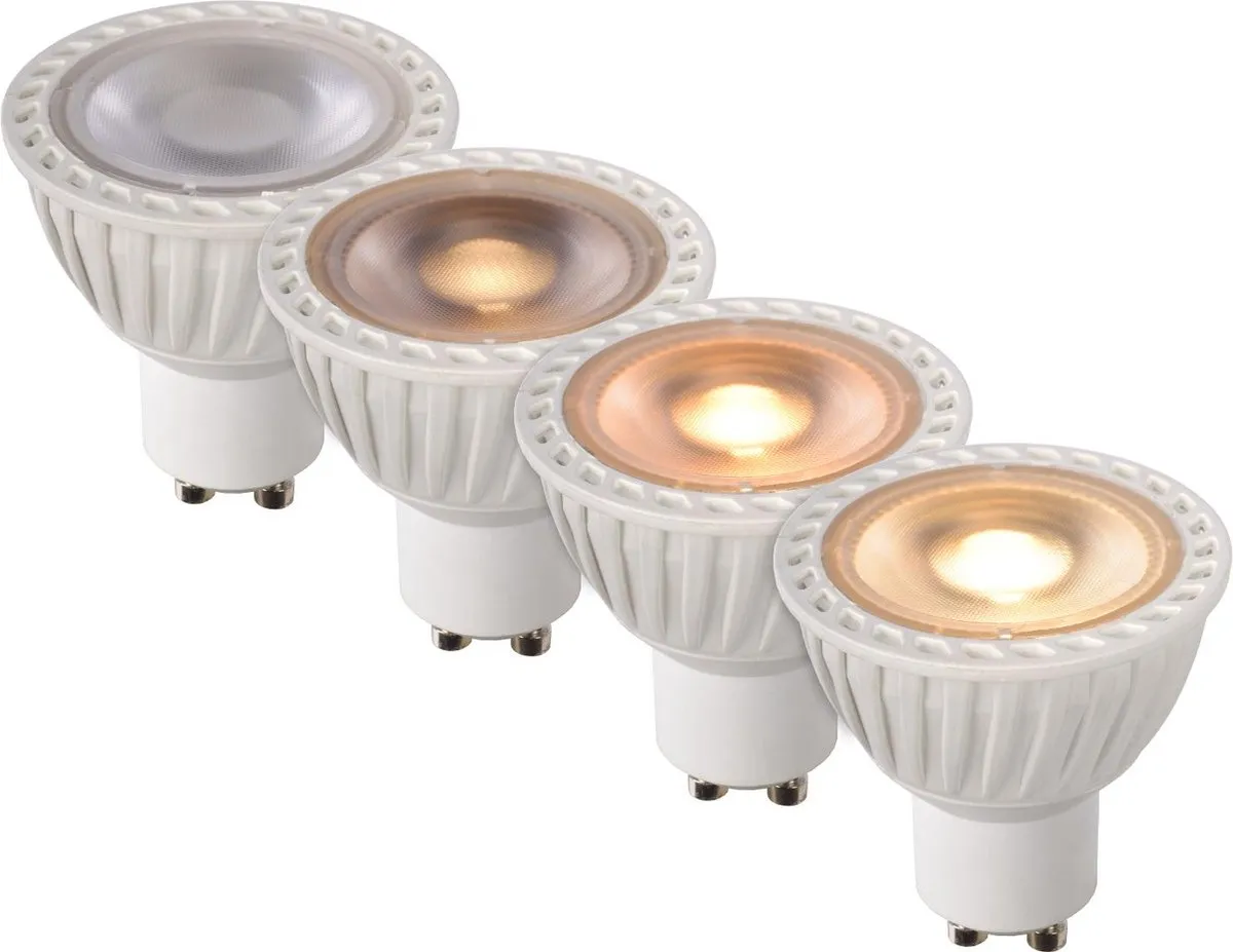 Lucide MR16 LED Lamp GU10 5W 2200K/3000K - Wit