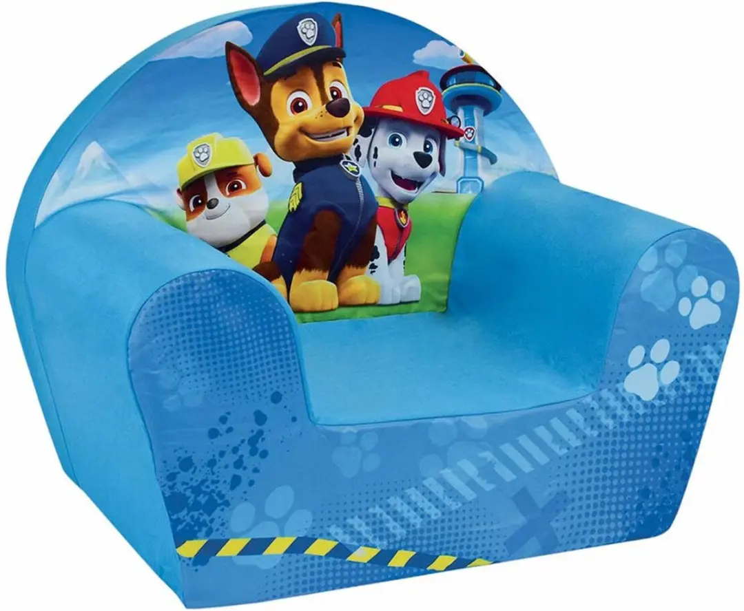 PAW Patrol Kinderstoel Blauw - Rubble/Chase/Marshall