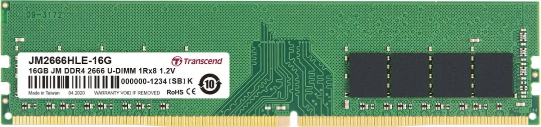 Transcend JetRam DDR4-2666 16GB U-DIMM