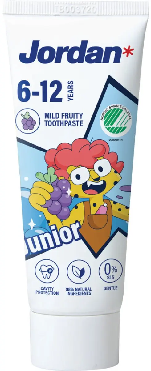 Jordan Tandpasta Junior 50ml - 3 Stuks