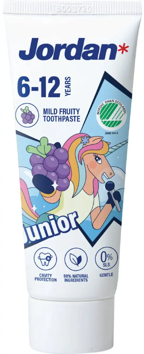 Jordan Tandpasta Junior 50ml - 3 Stuks