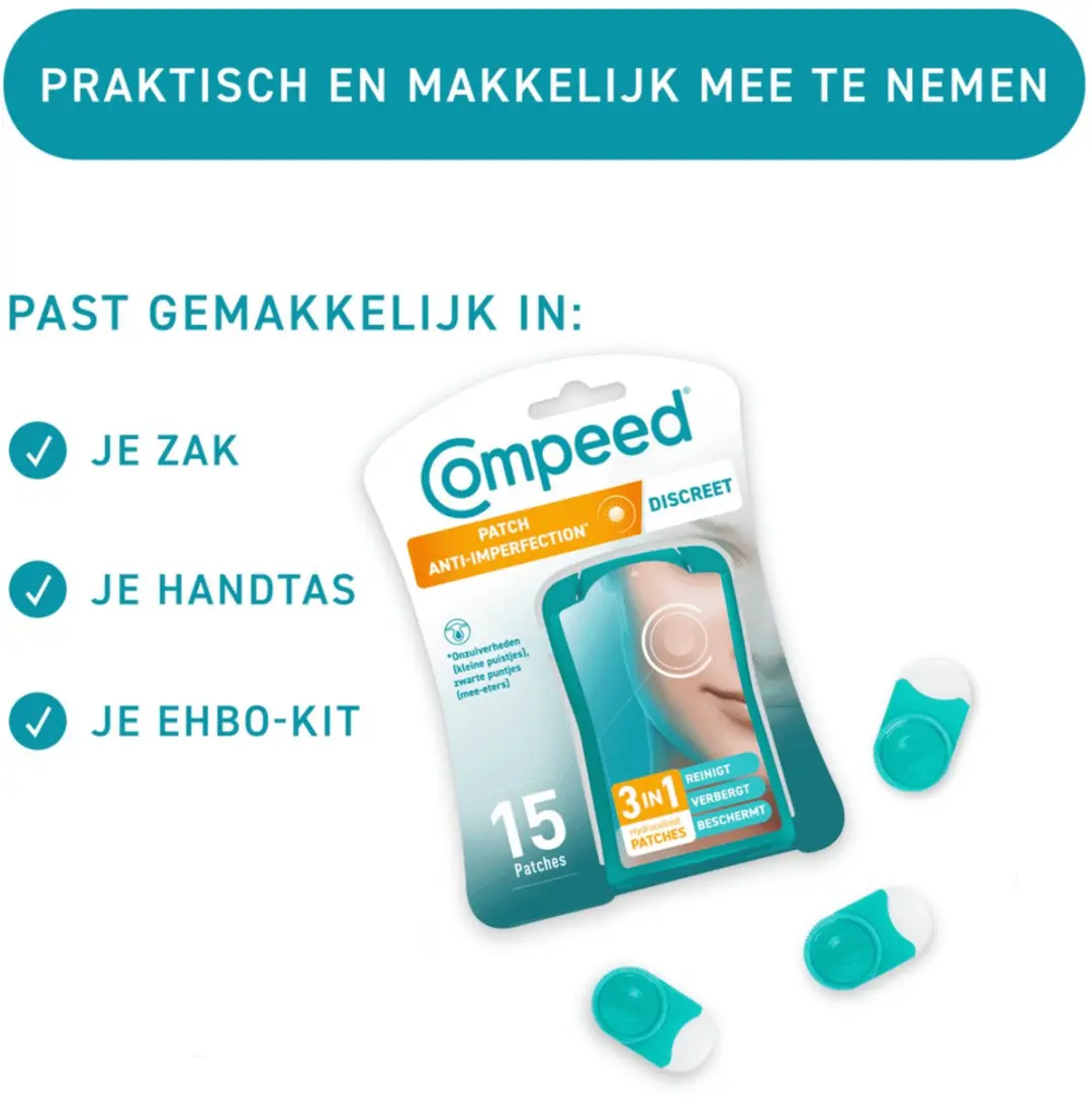 Compeed Discreet Anti-Imperfection Patch - 15 Stuks