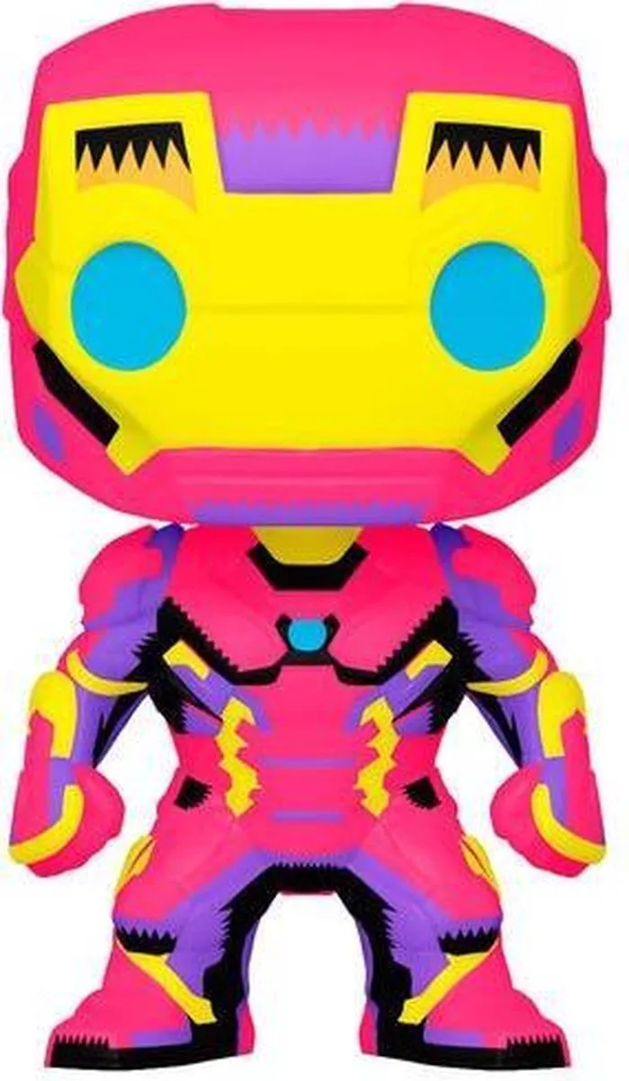 Funko POP! Iron Man Black Light Marvel Figuur 9cm - 48846 - Multicolor