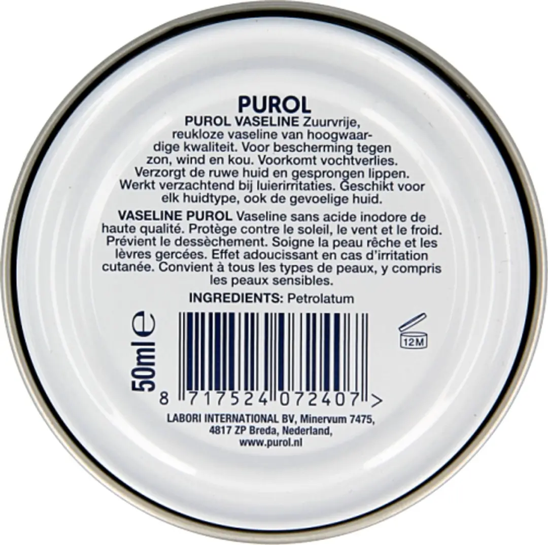 Purol Vaseline Blikje 50ml