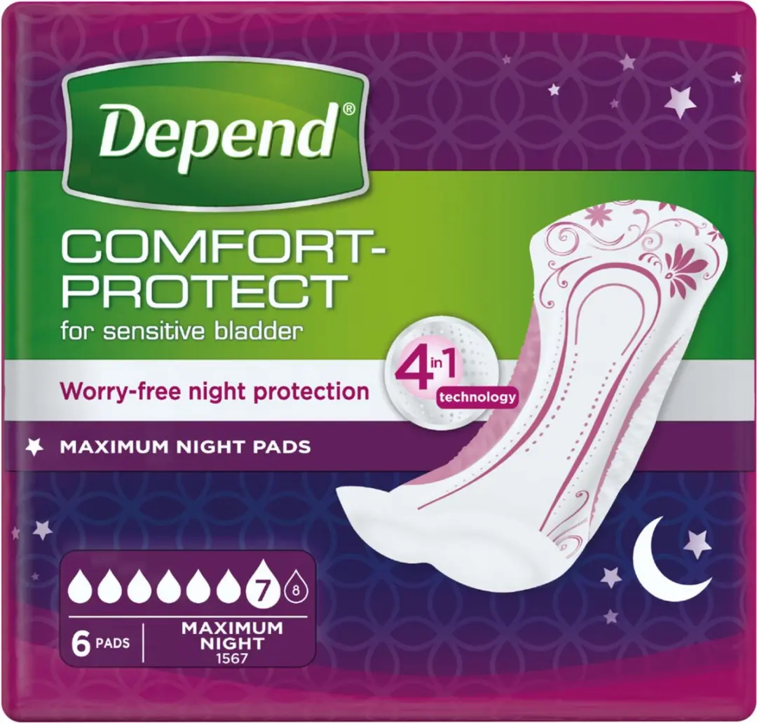Depend Incontinentieverband Maximum M - 6 Stuks