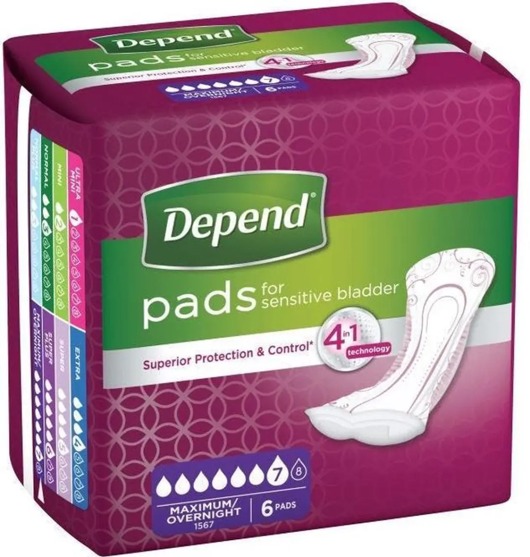 Depend Incontinentieverband Maximum M - 6 Stuks