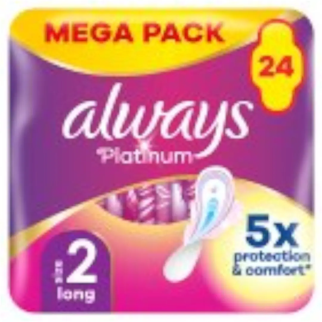 Always Platinum Maandverband Long met vleugels