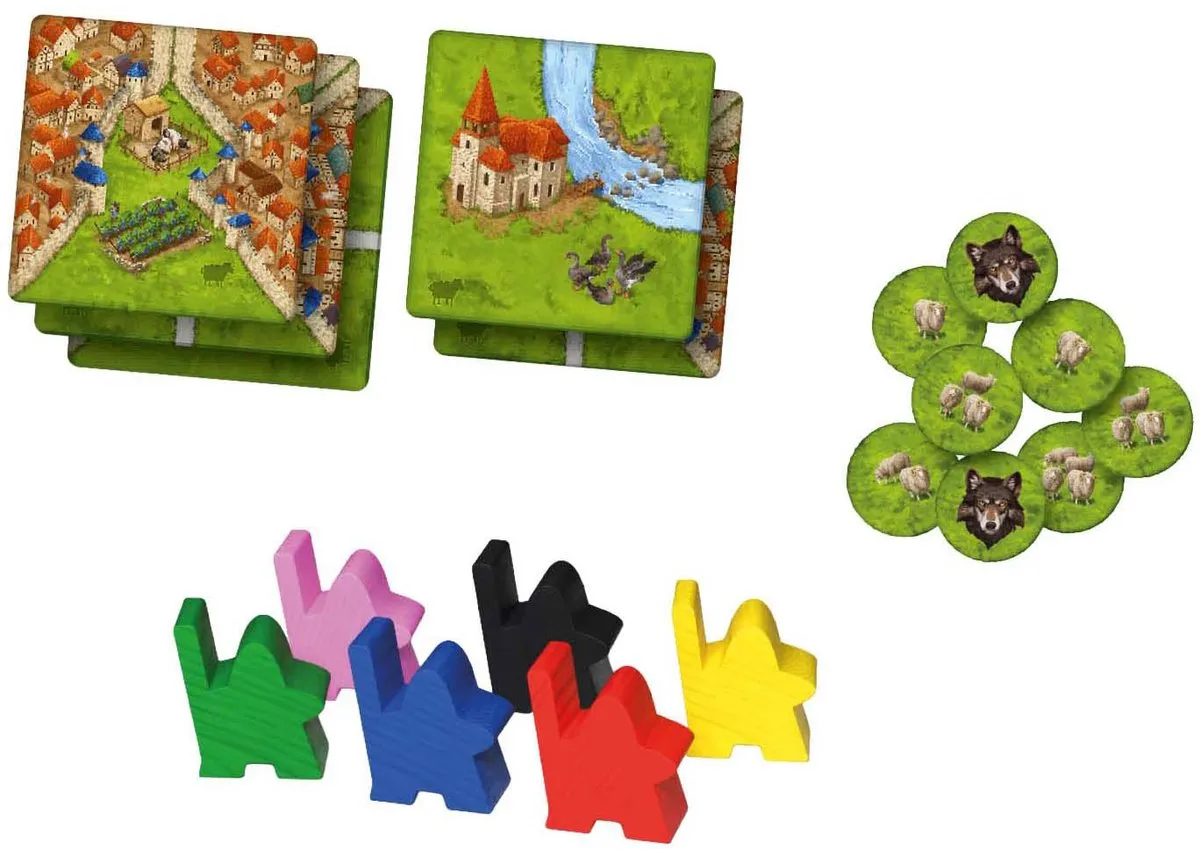 999 Games Carcassonne Herders & Wijngaarden Uitbreiding 9 - NL/EN