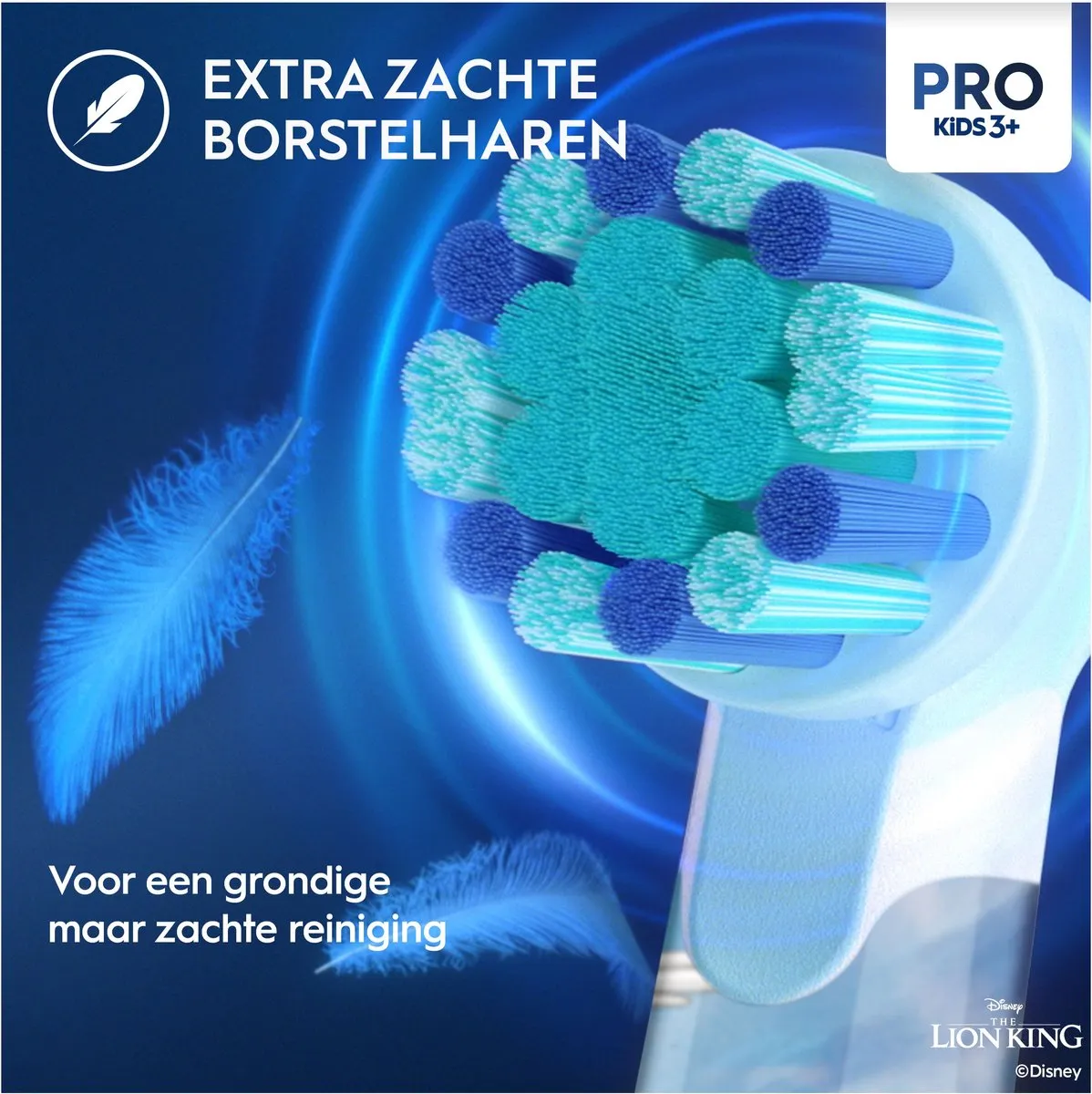 Oral-B Pro Kids The Lion King Elektrische Tandenborstel - Rood/Wit