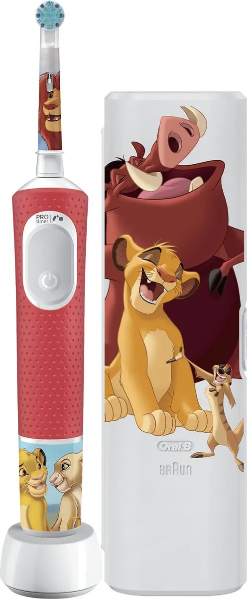 Oral-B Pro Kids The Lion King Elektrische Tandenborstel - Rood/Wit