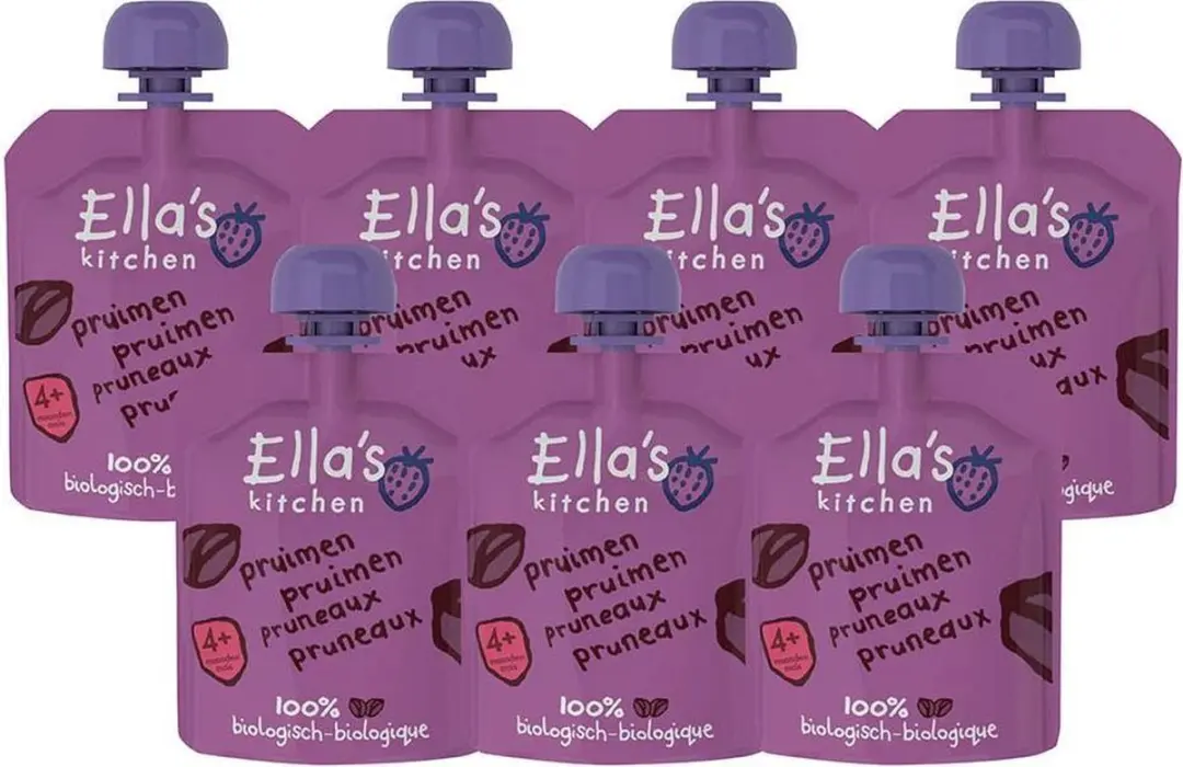 Ella’s Kitchen Biologisch Knijpfruit Pruimen 7x70g