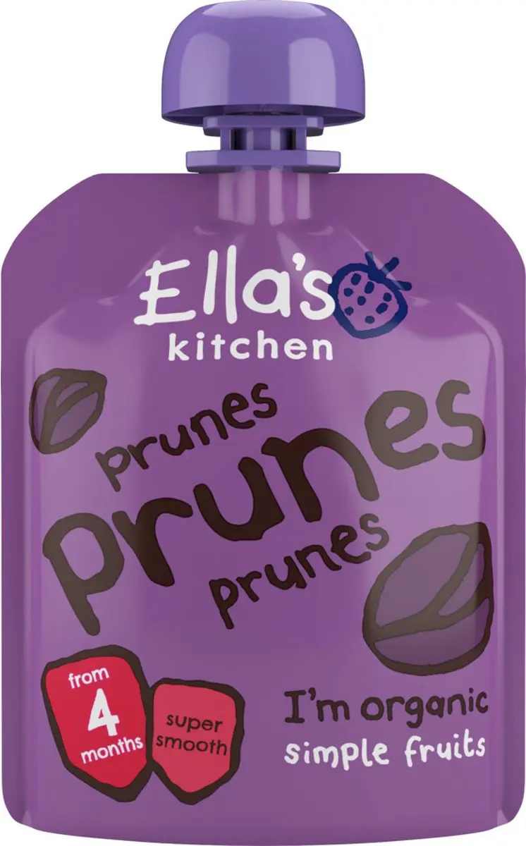 Ella’s Kitchen Biologisch Knijpfruit Pruimen 7x70g