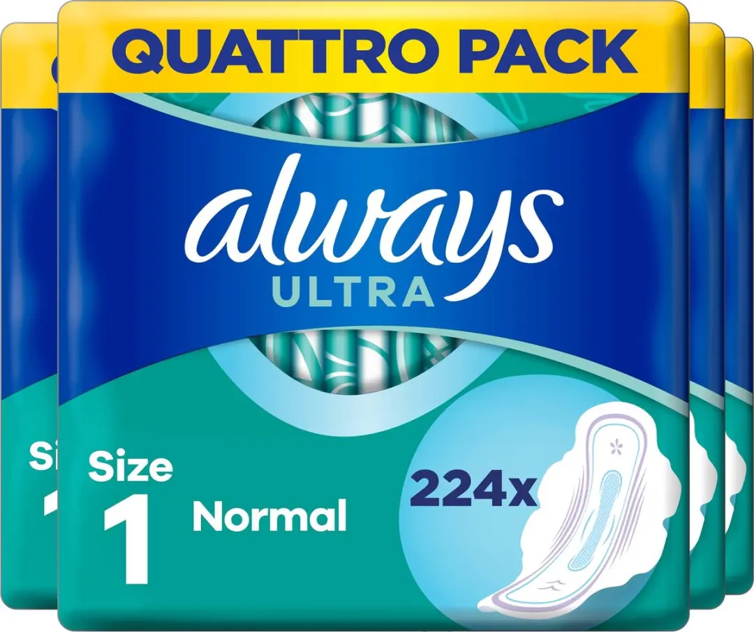 Always Ultra Normal Met Vleugels Maandverband