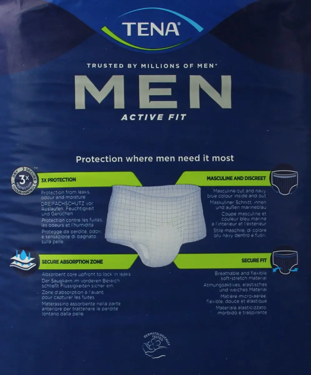 TENA Men Active Fit Pants Plus L/XL - 10 Stuks