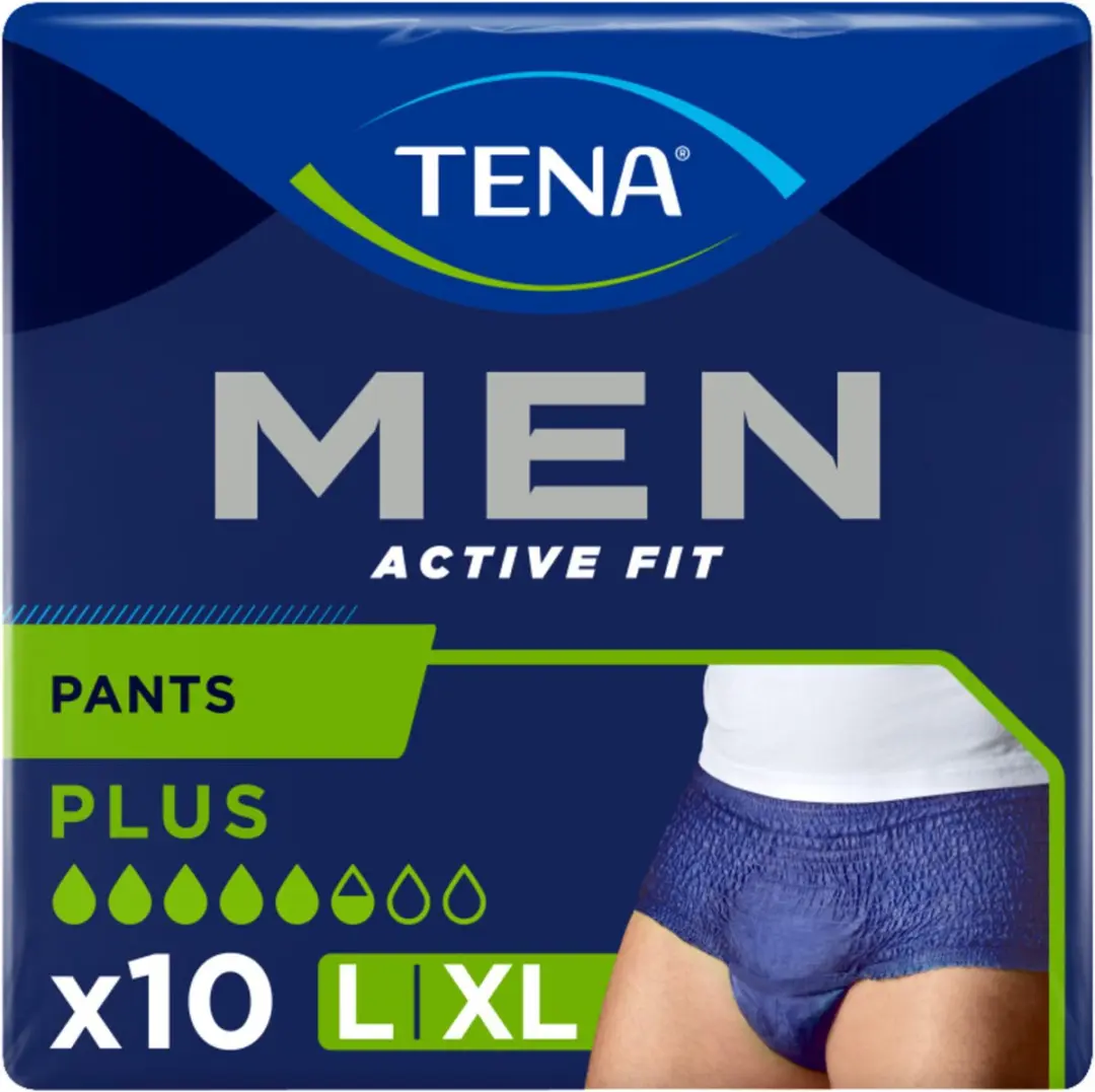 TENA Men Active Fit Pants Plus L/XL - 10 Stuks