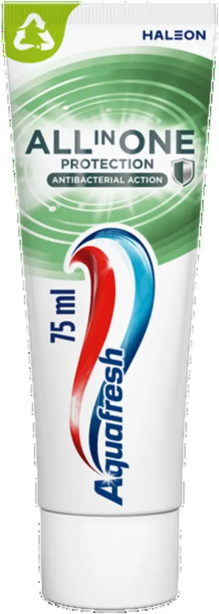 Aquafresh All-in-One Protection Antibacteriële Tandpasta 450ml - 6 Stuks