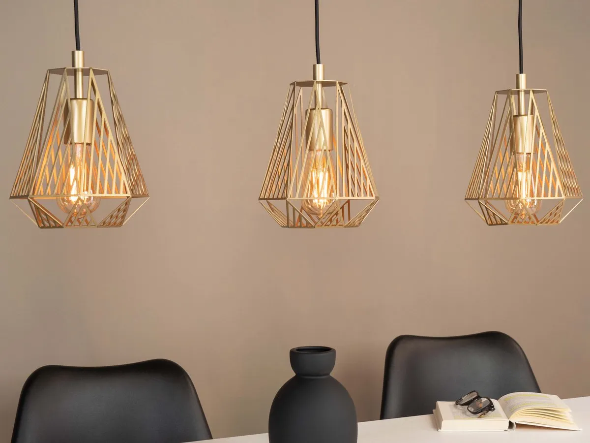 Eglo Stype Hanglamp 96cm - Goud - afbeelding 6 van 6