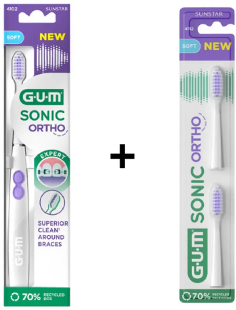 Gum Sonic Ortho Elektrische Tandenborstel