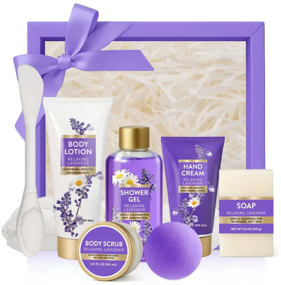 Body & Earth Lavendel Sensation Verwenpakket - 8 Stuks