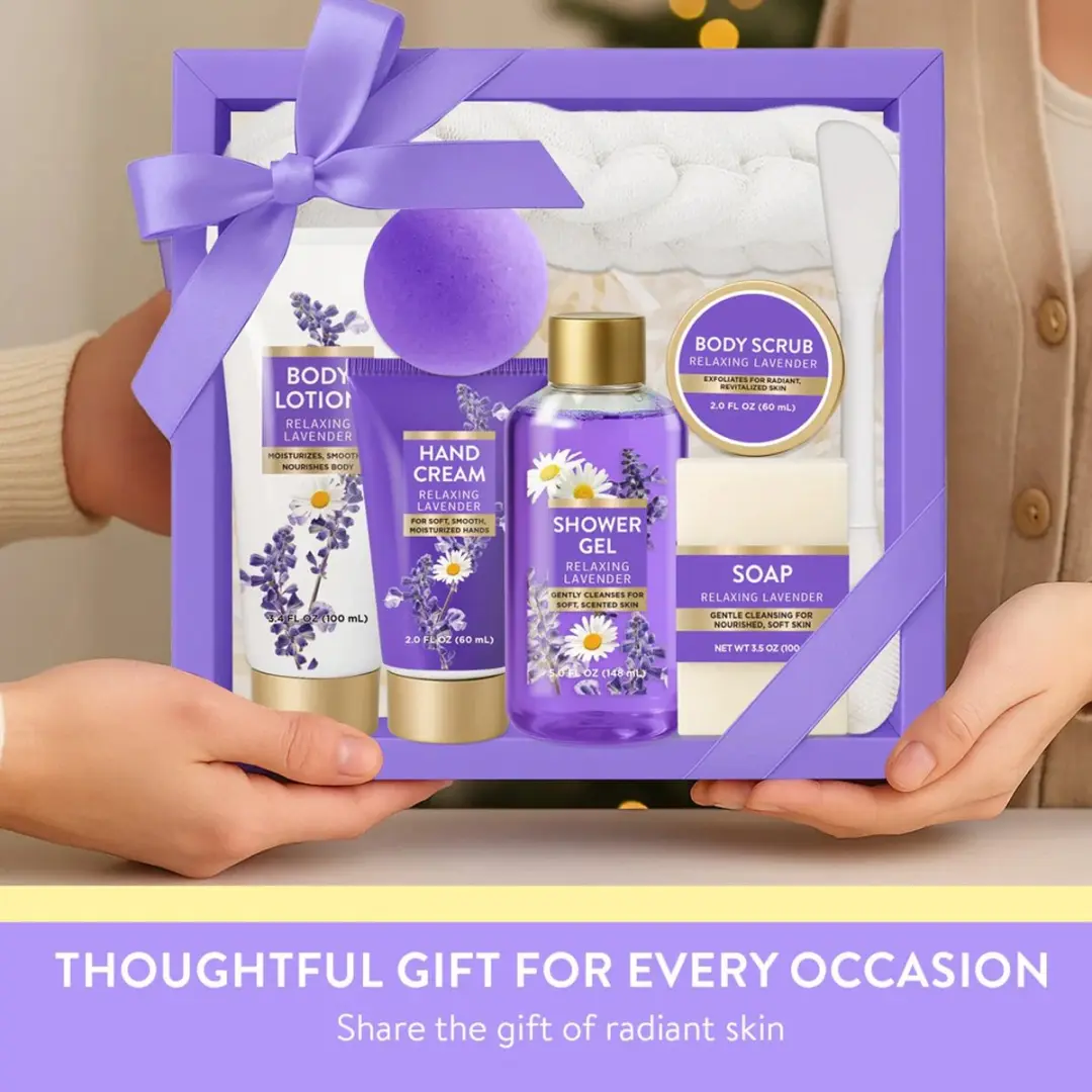 Body & Earth Lavendel Sensation Verwenpakket - 8 Stuks
