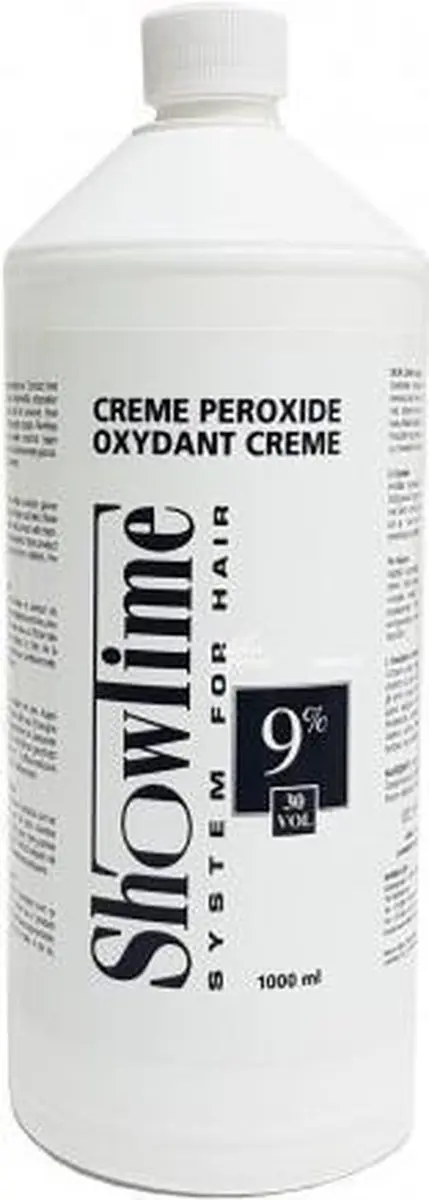 ShowTime Oxidant Creme 1000ml - 6% - Diep Donker Bruin