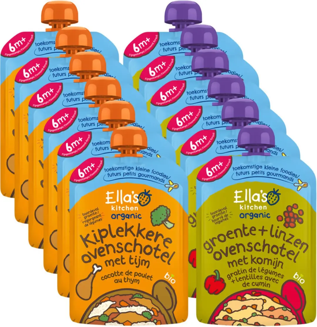 Ella's kitchen 12 Stuks 6+ Maaltijden Pakket