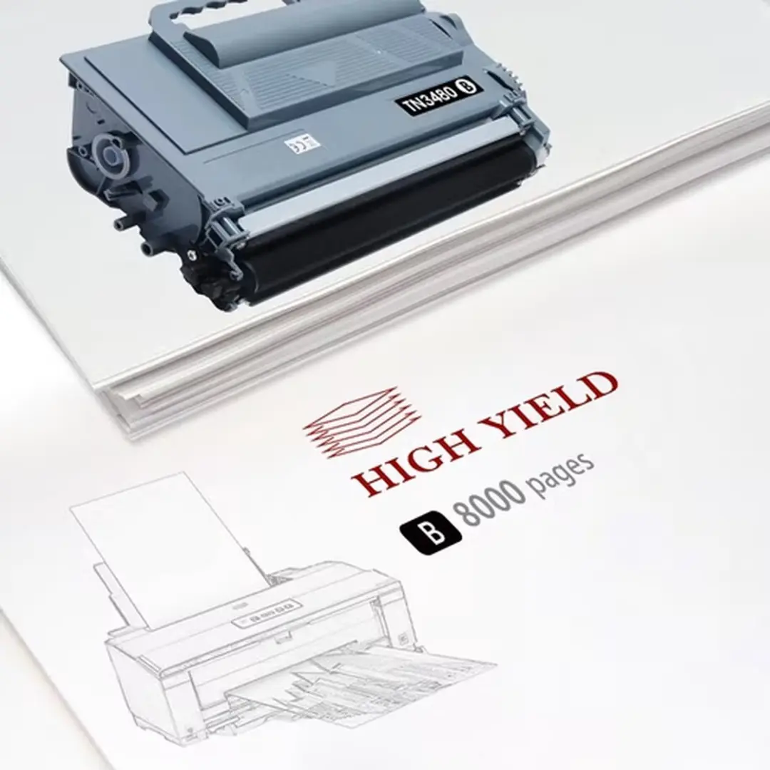 weCare TN-3480 Toner - 8000 Pagina's - Zwart