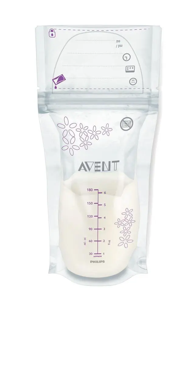 Philips Avent Moedermelk Bewaarzakjes 25x180ml - Wit - afbeelding 6 van 6