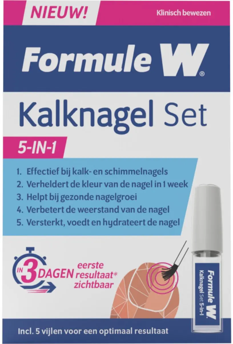 Formule W Kalknagel Set 5in1
