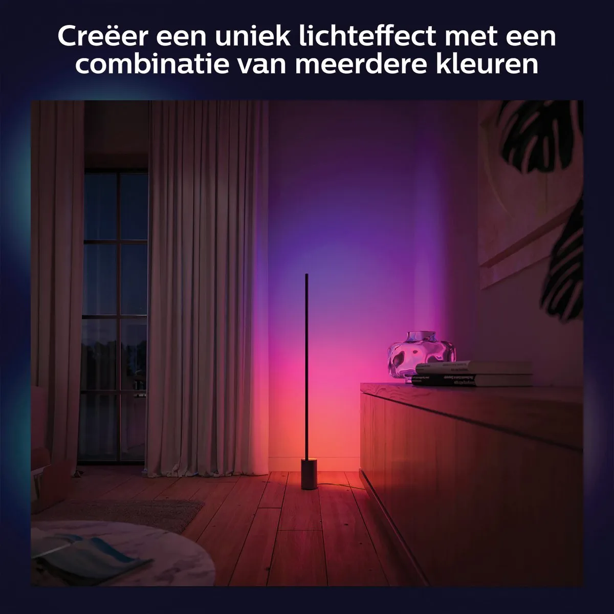 Philips Hue Gradient Signe Vloerlamp - Zwart