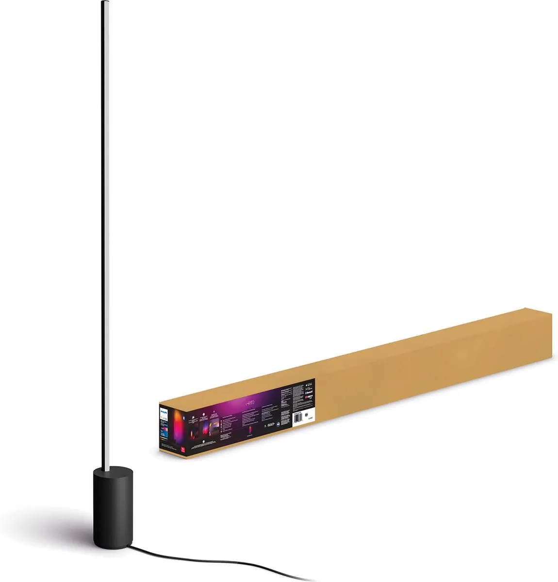 Philips Hue Gradient Signe Vloerlamp - Zwart