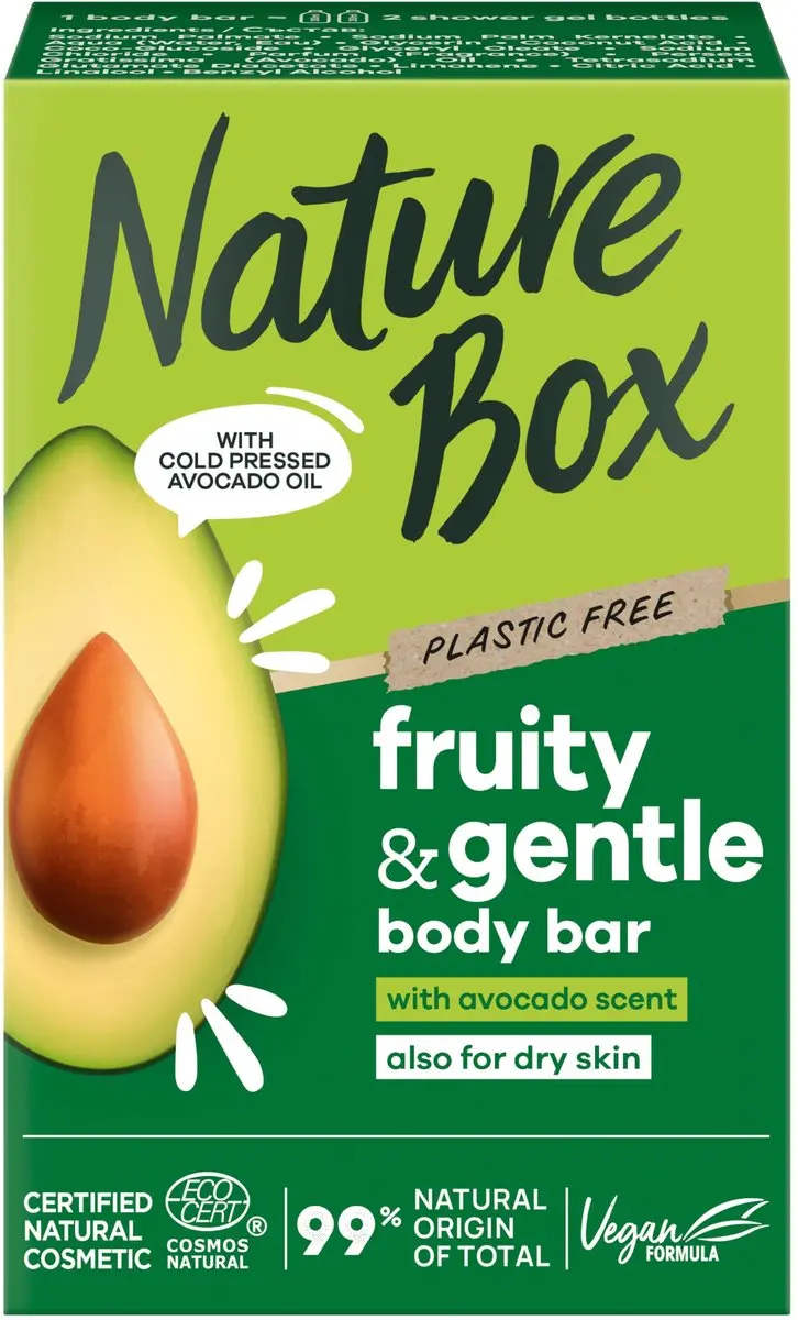 Nature Box Douchegel Body Bar Avocado 150g