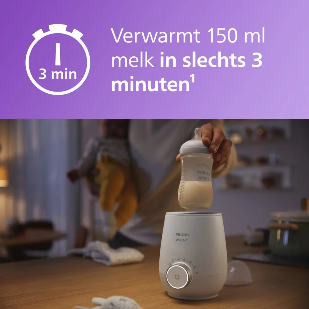 Philips Avent Premium Flessenwarmer SCF358/00 - 260ml - Wit - afbeelding 6 van 6