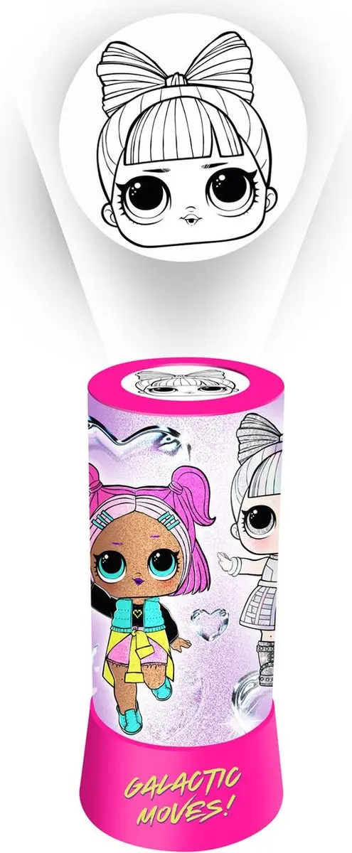 LOL! Surprise! Led Projector Nachtlamp - Roze