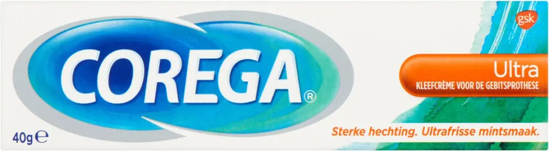 Corega Kleefcrème Ultra 40ml - 3 Stuks