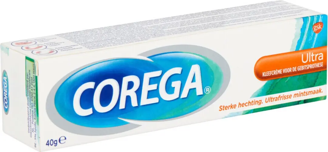 Corega Kleefcrème Ultra 40ml - 3 Stuks