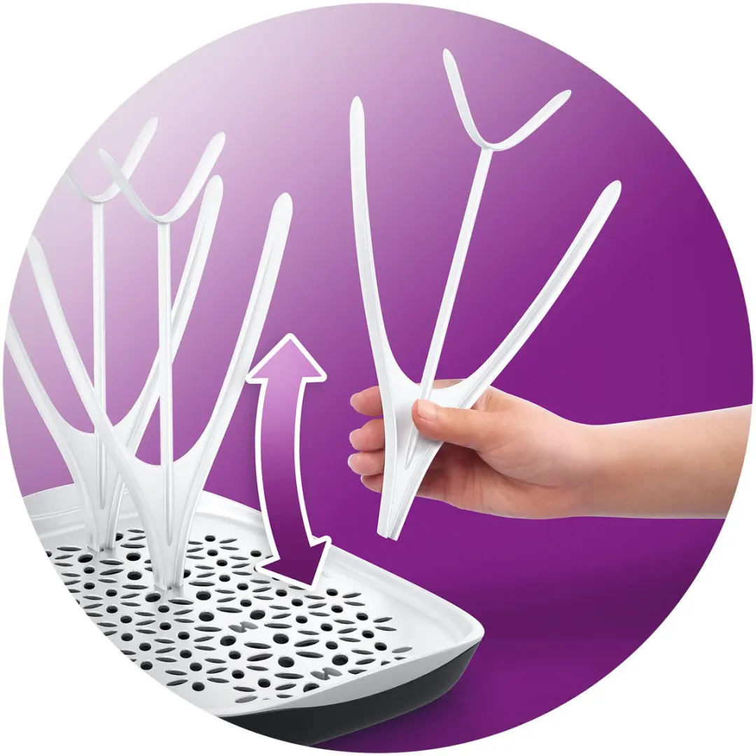 Philips Avent Droogrek SCF149/00 - 8 Flessen - Wit