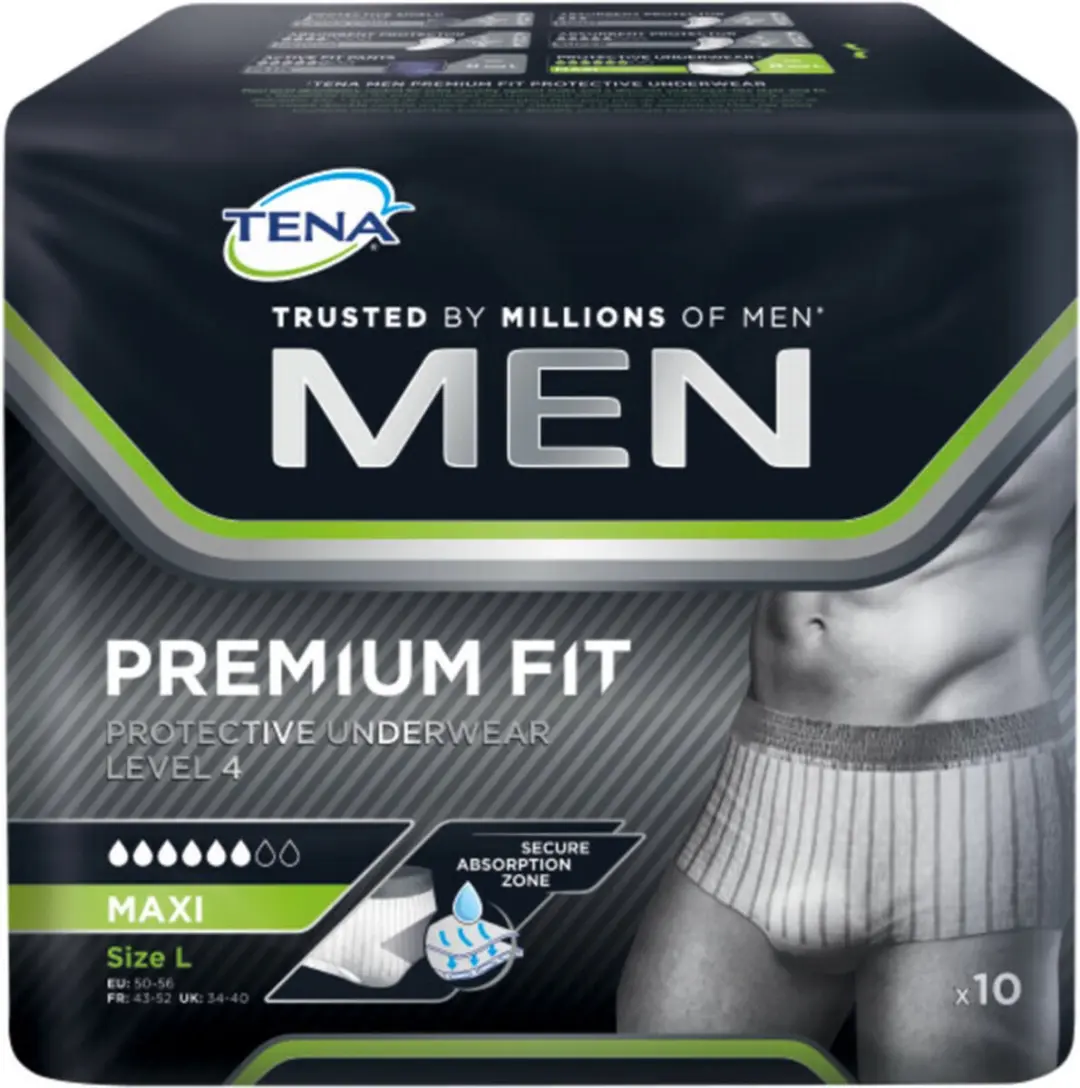 TENA Men Premium Fit Level 4 L/XL - 40 Stuks