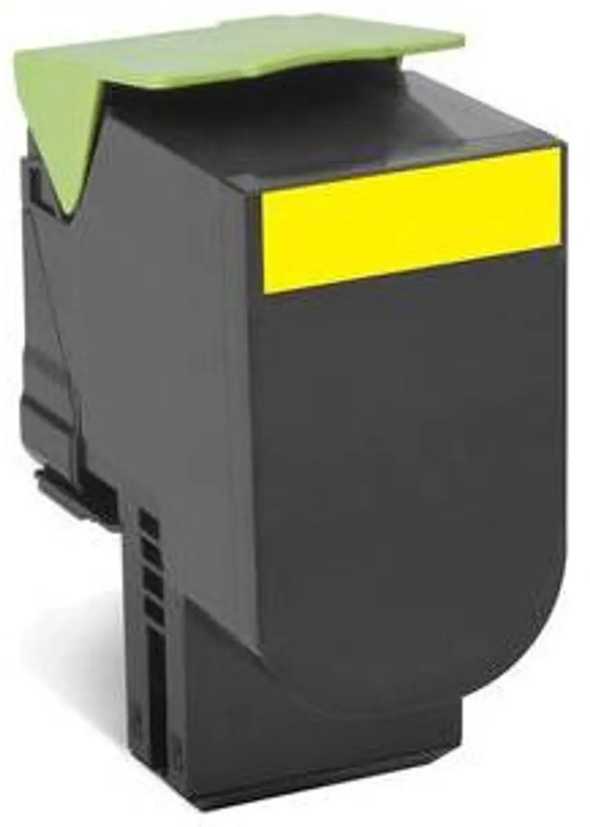 Lexmark 80C2HYE Tonercartridge Geel - 3000 pagina's