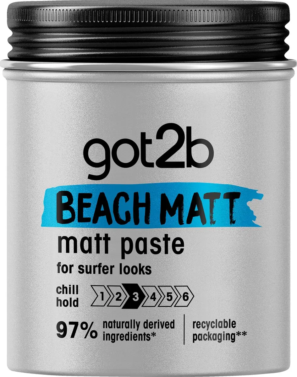 Got2B Beach Matt Paste Haarpaste - 6x100ml