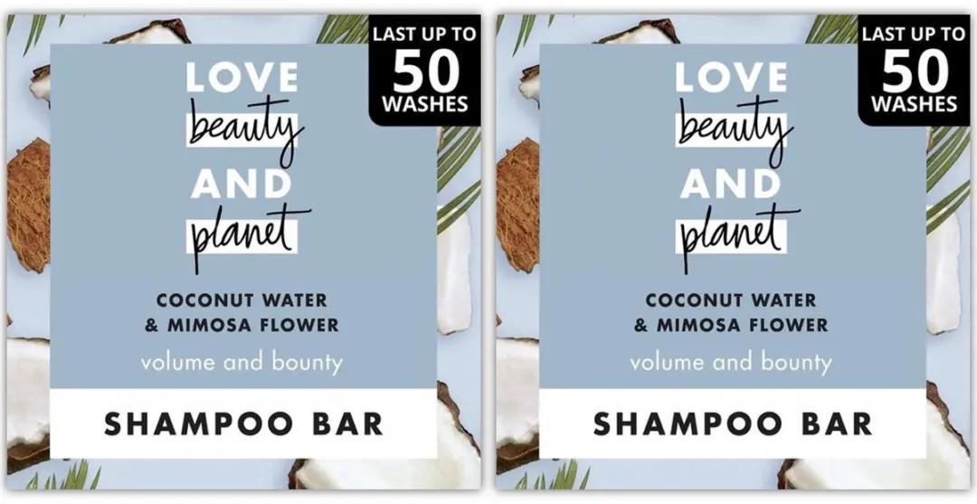 Love Beauty and Planet Shampoo Bar Coconut Water & Mimosa Flower