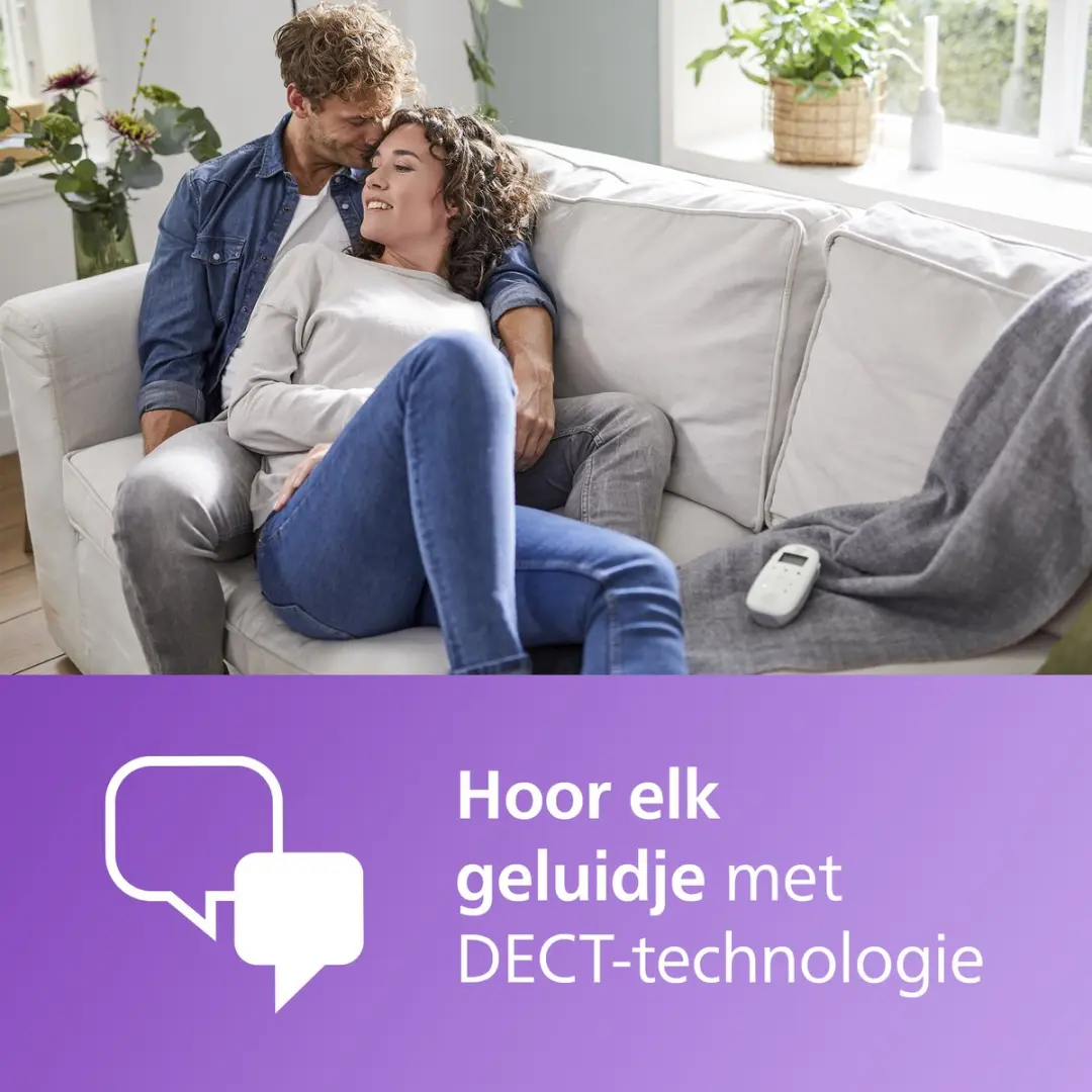Philips Avent DECT Babyfoon SCD713/26 - Wit