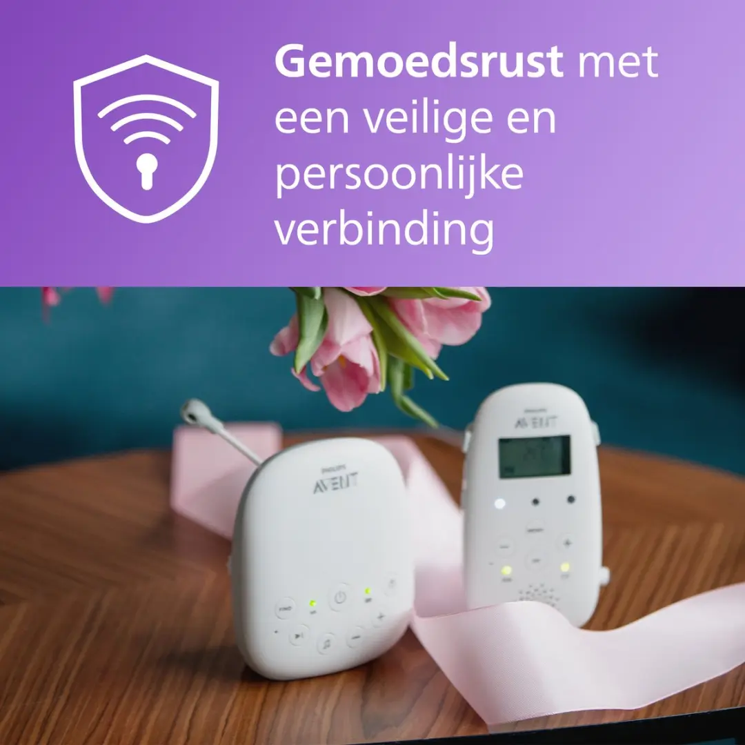 Philips Avent DECT Babyfoon SCD713/26 - Wit