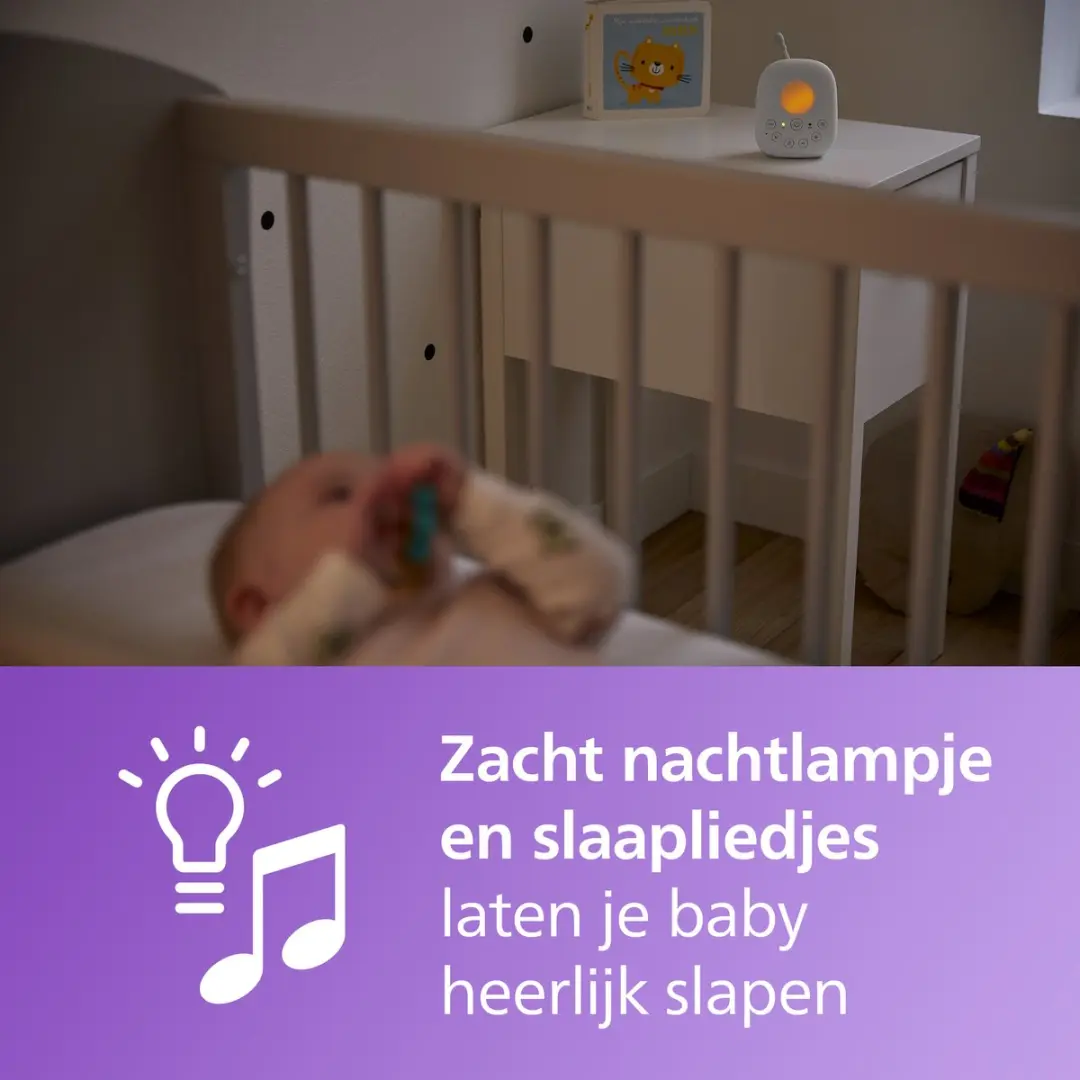 Philips Avent DECT Babyfoon SCD713/26 - Wit