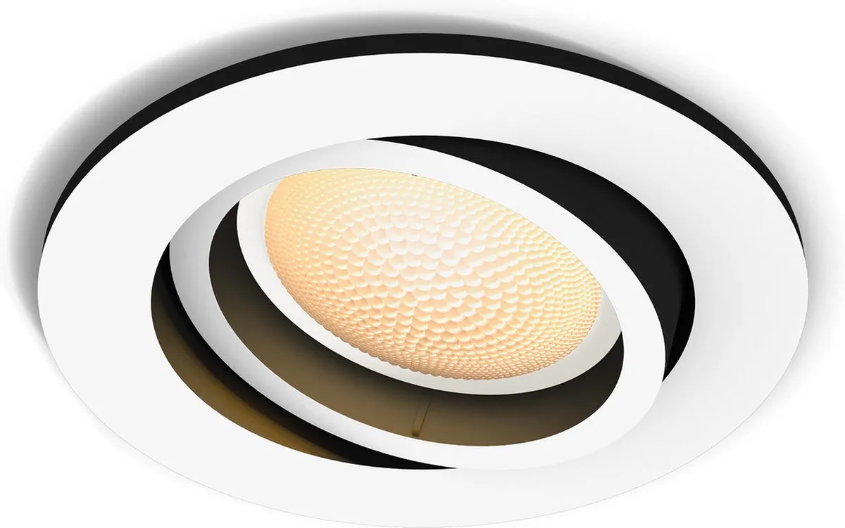 Philips Hue Milliskin Inbouwspot GU10 - 5W Wit