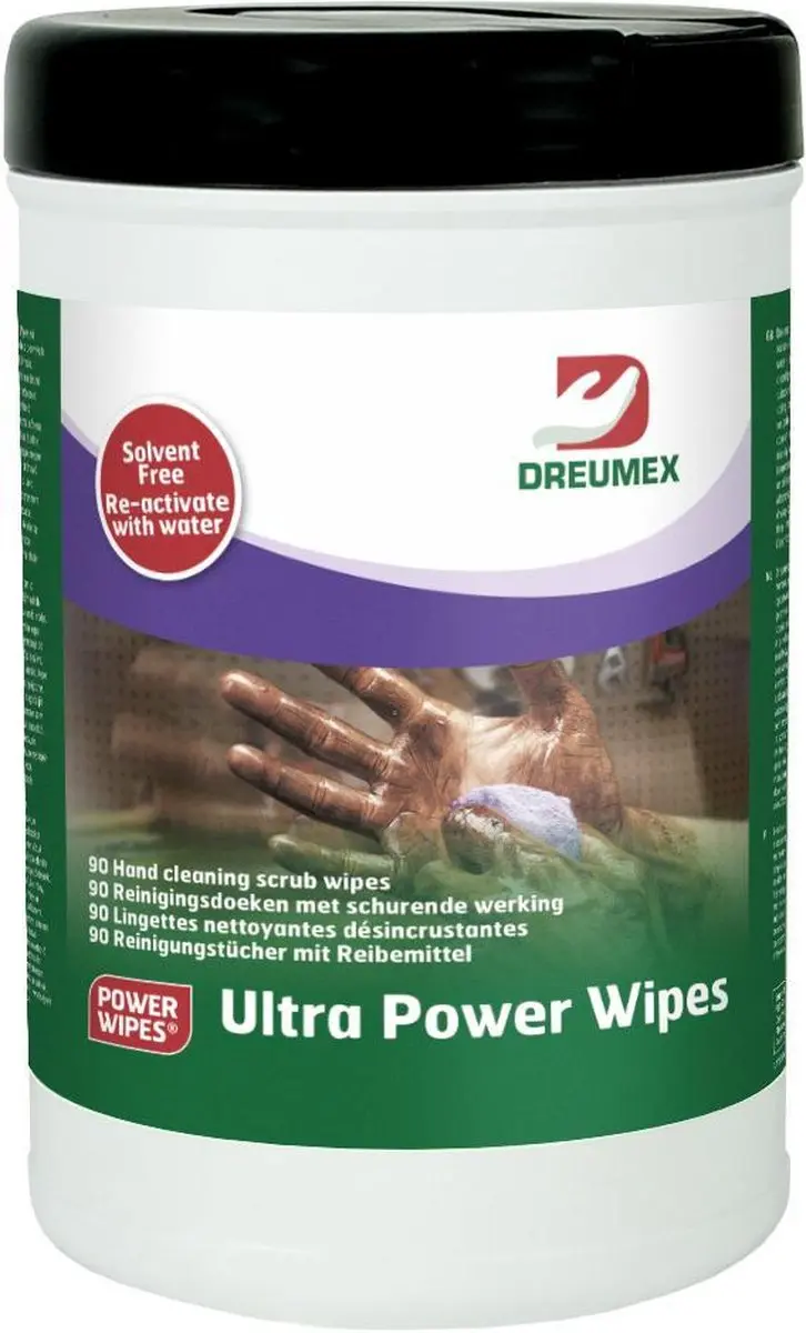 Dreumex Ultra Power Wipes Reinigingsdoekken - 90 Stuks