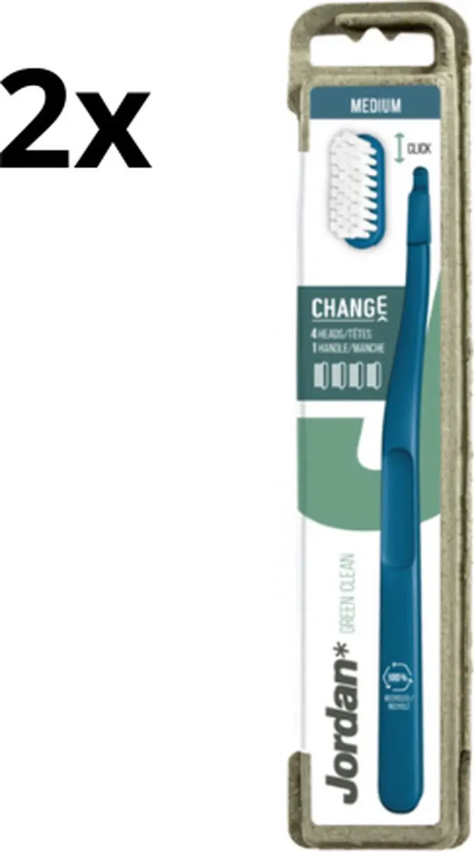 Jordan Tandenborstel Green Clean Medium