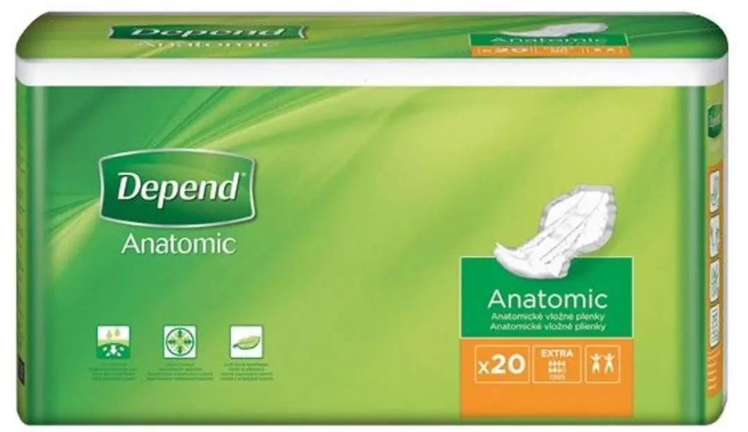 Depend Incontinentie-inlegkruisjes Anatomic Extra